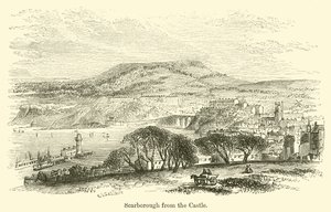 Scarborough depuis le château - G. F. Sargent